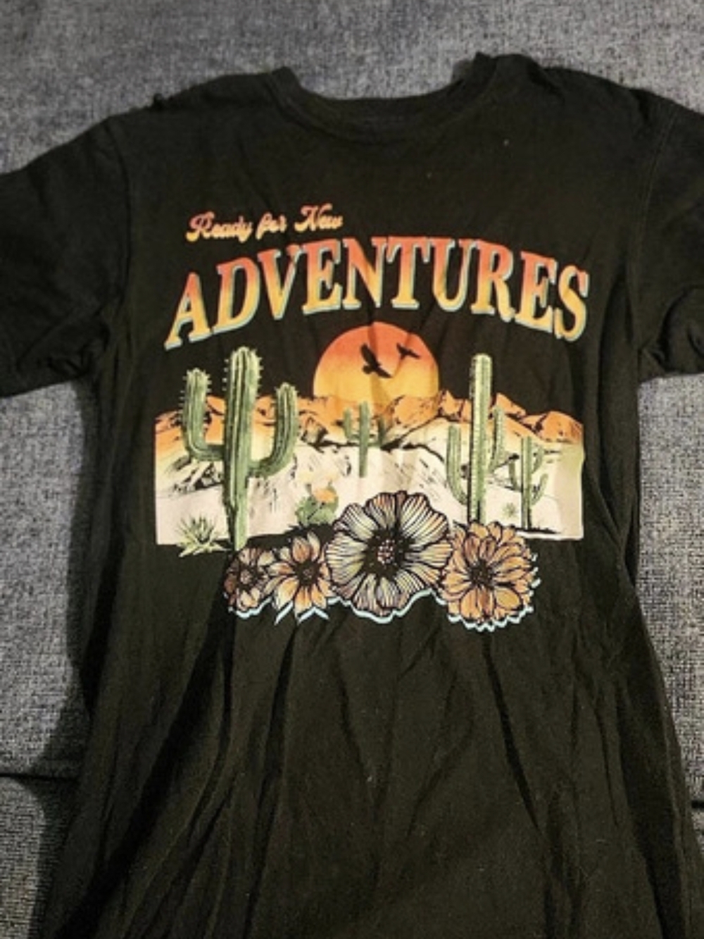 Social Culture Graphic Tee Black Size Small